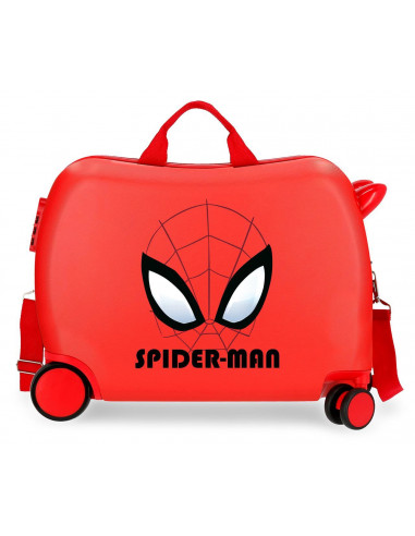 MALETA INF.ABS 4R. (2 MULTI) SPIDERMAN AUTHENTIC ROJO